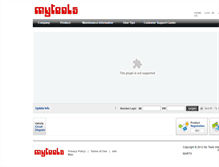 Tablet Screenshot of mytools.lk