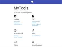 Tablet Screenshot of mytools.com